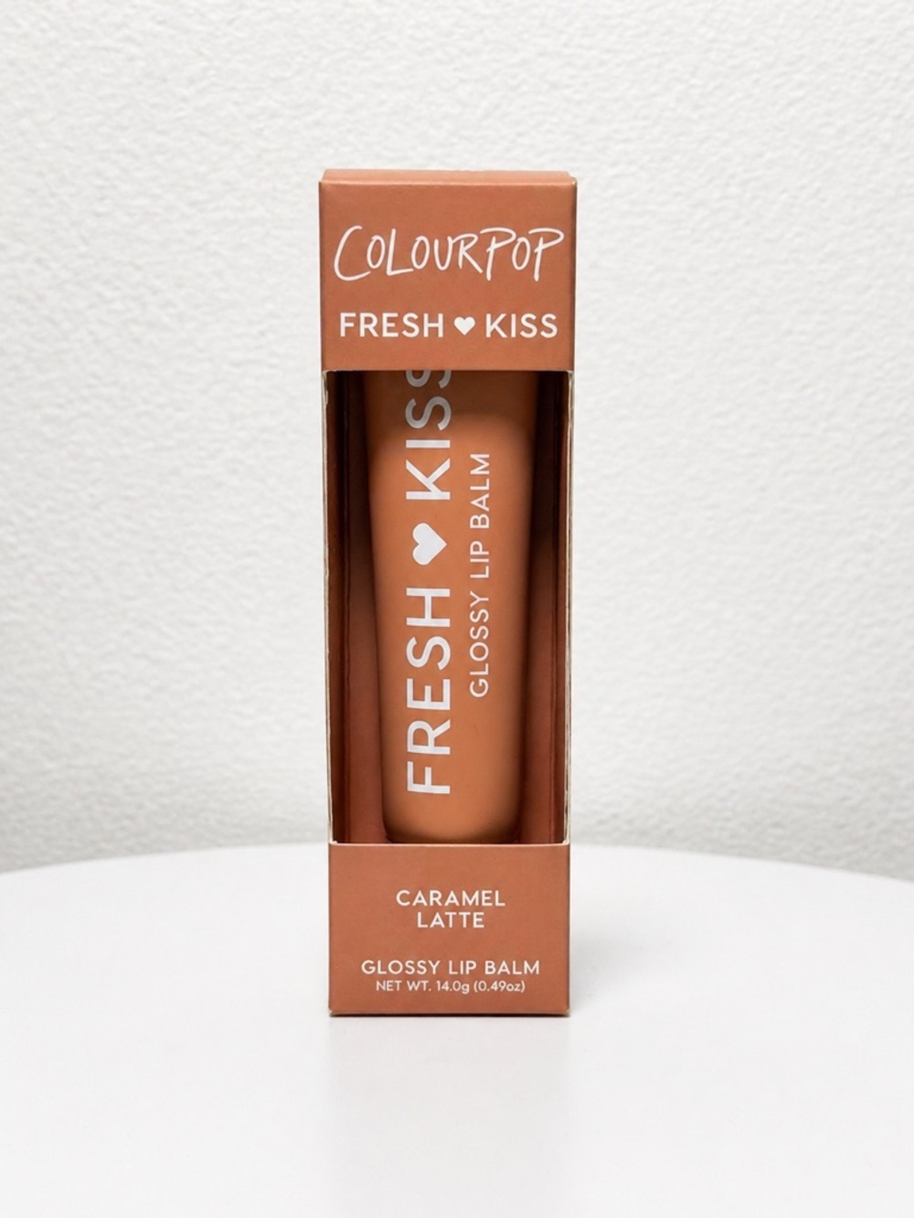 ColourPop Fresh Kiss Glossy Lip Balm - Caramel Latte Brown